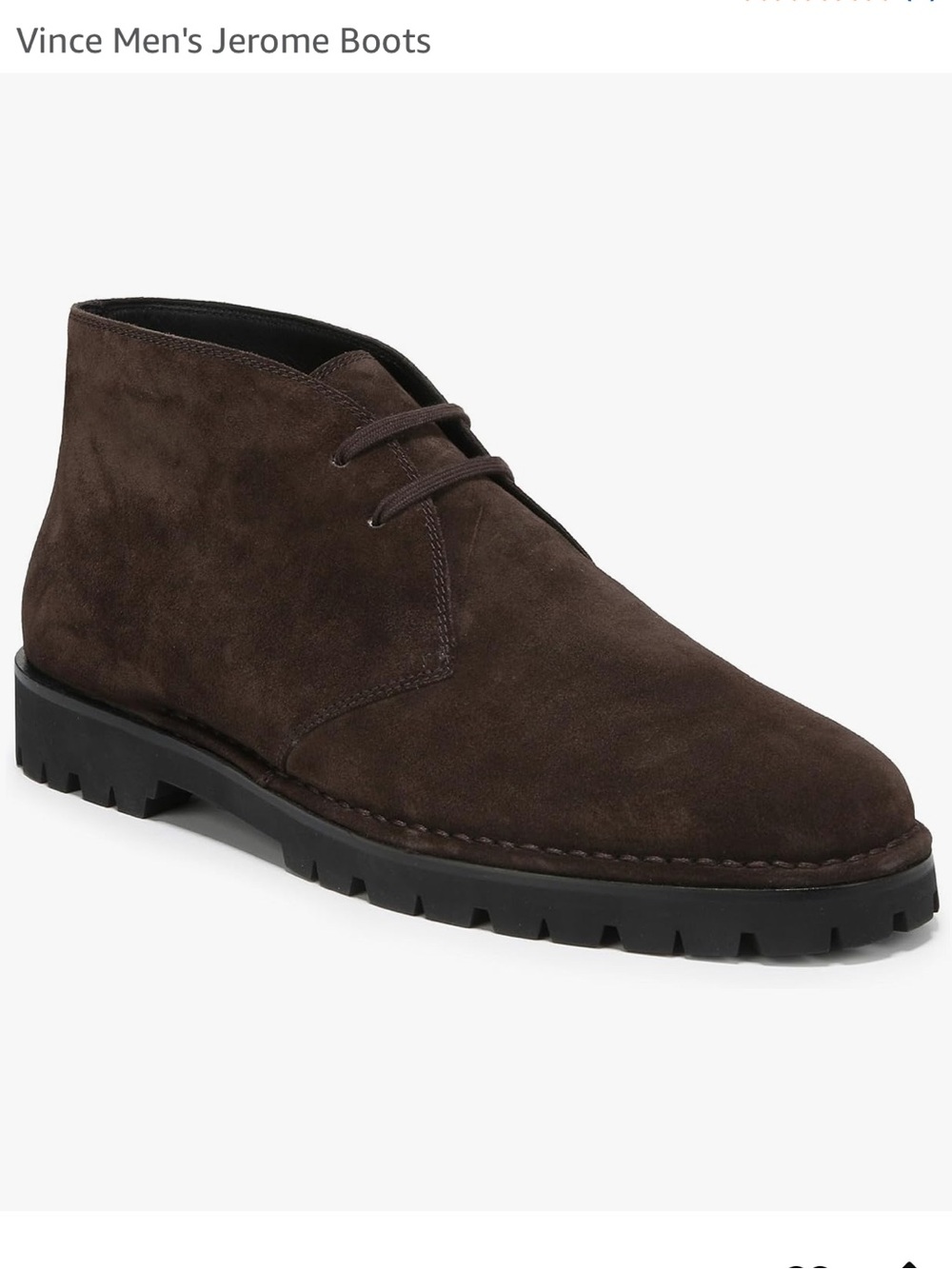 NEW in box Vince Jerome Chukka Boot - Men's Suede Chukka Boot Cocoa Brown Sz 7